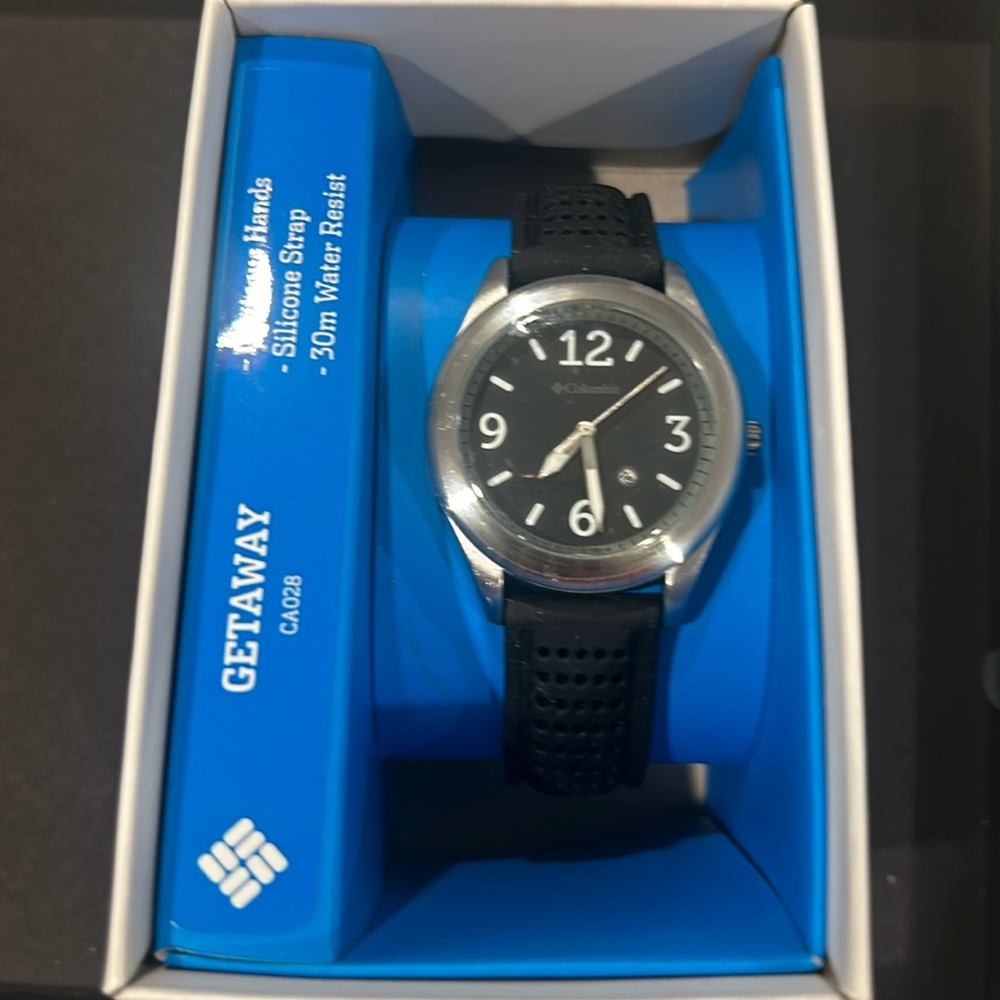 Columbia Getaway Unisex Watch Silicone Strap Water Resistant